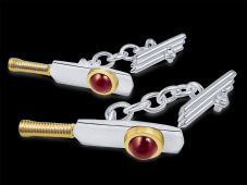 Cricket Bat Cufflinks