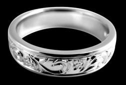 Carved Wedding Ring