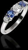 Diamond Half Half Eternity Ring Sussex