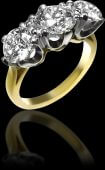 Diamond Trilogy Ring