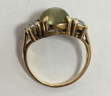 Full Restoration of Catseye Ring - Before