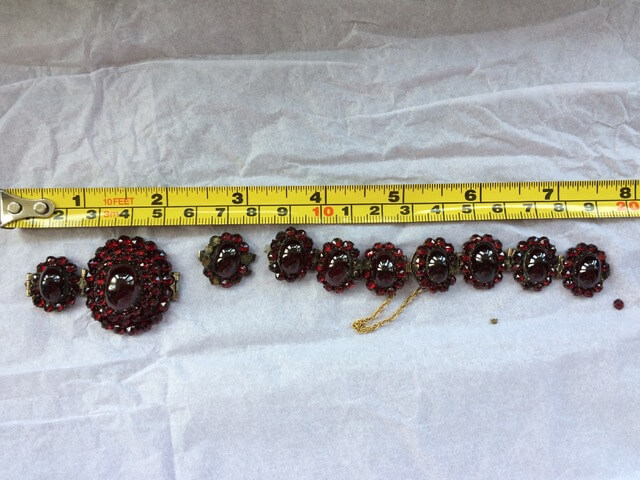 Repair Shop Garnet Bracelet